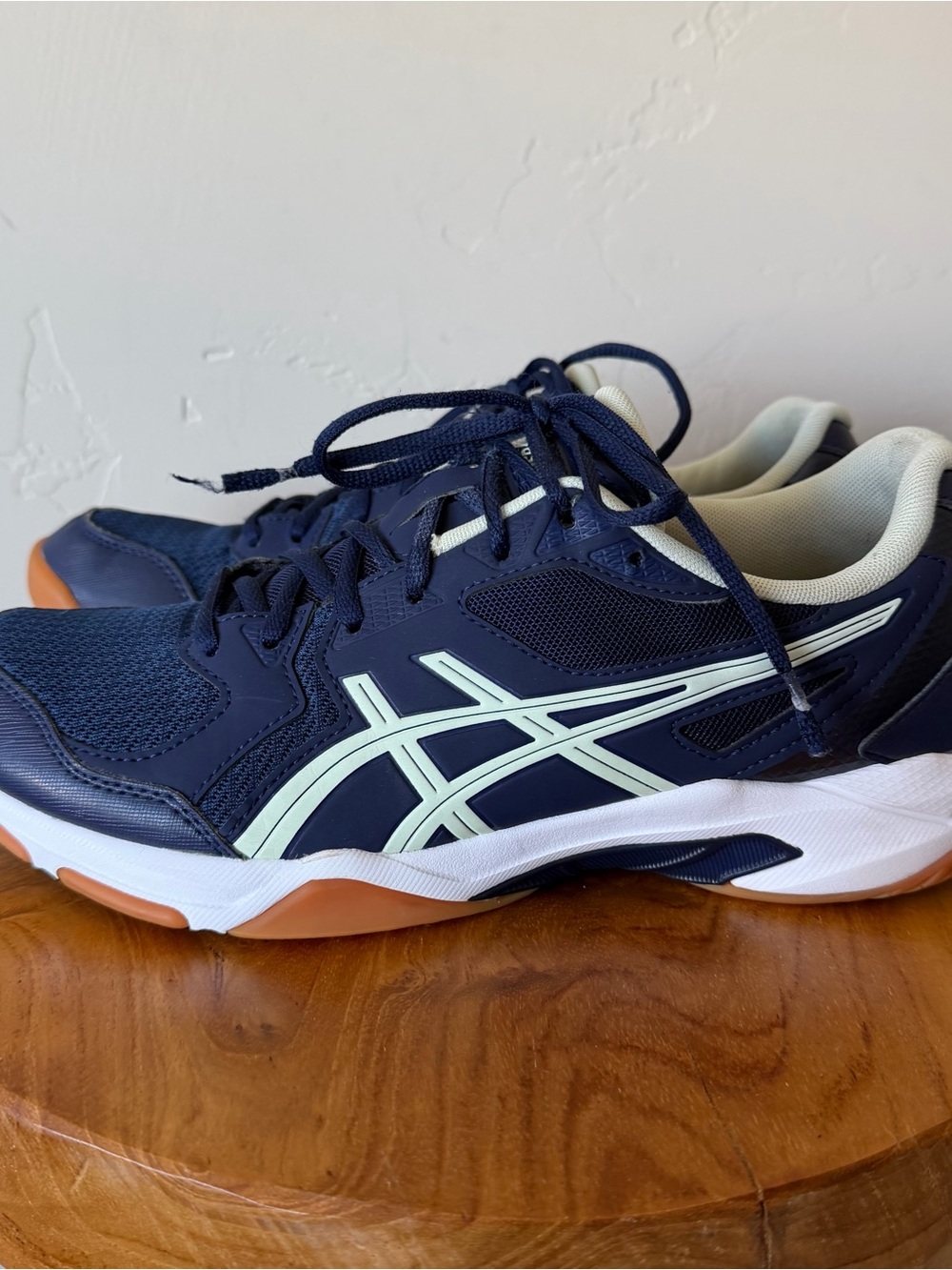 ASICS Gel Rocket 10 Womens sz 11 Navy Blue Indoor Volleyball Court Shoes 1072A05
